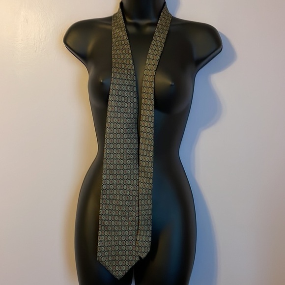 Christian Dior Monsieur Silk Tie Geometric Pattern - Picture 2 of 14